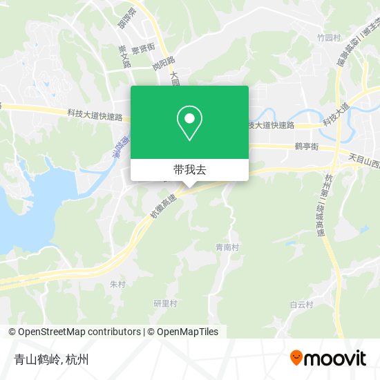 青山鹤岭地图