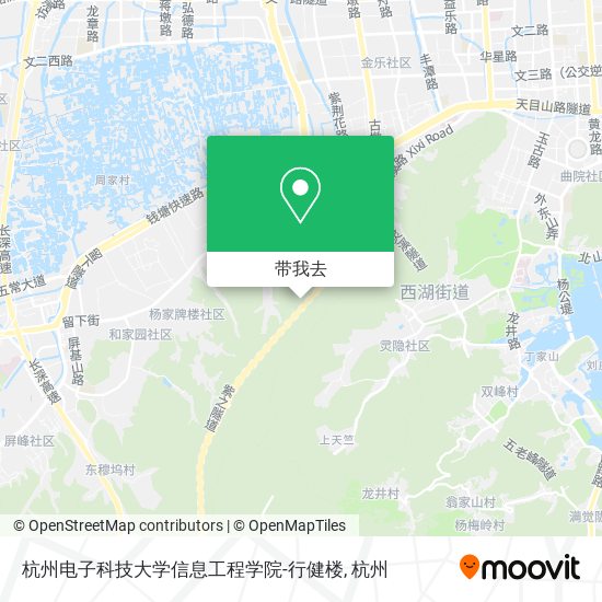 杭州电子科技大学信息工程学院-行健楼地图