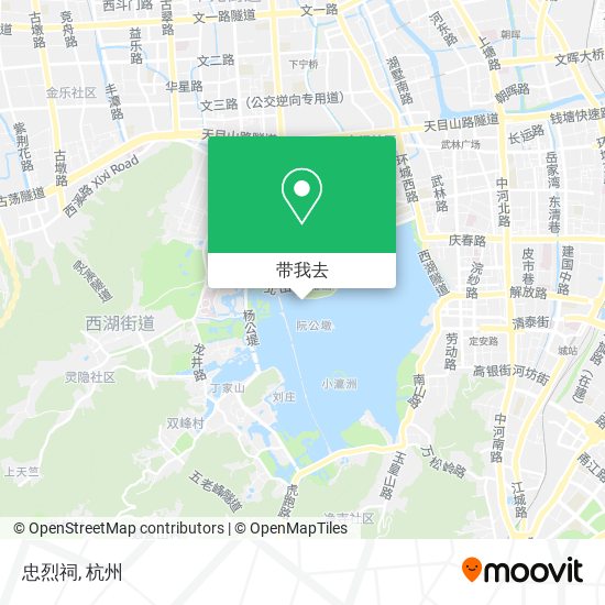 忠烈祠地图