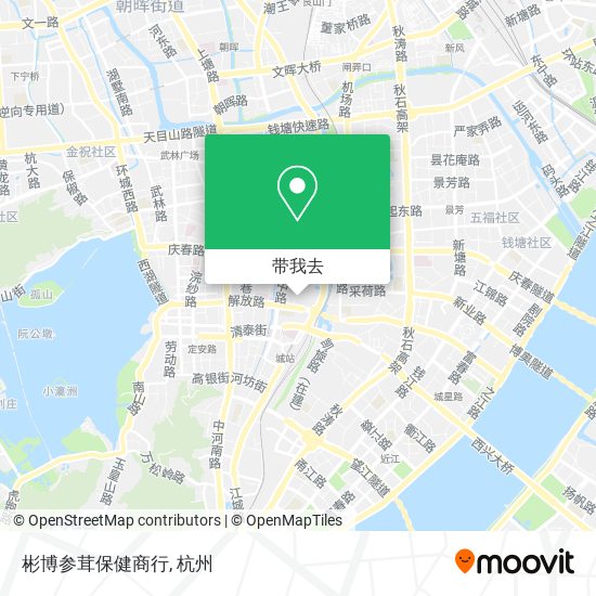 彬博参茸保健商行地图
