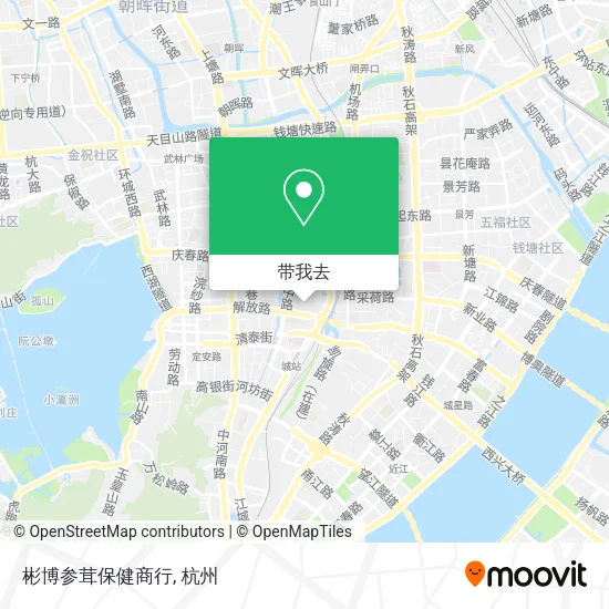 彬博参茸保健商行地图