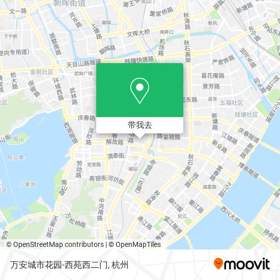 万安城市花园-西苑西二门地图