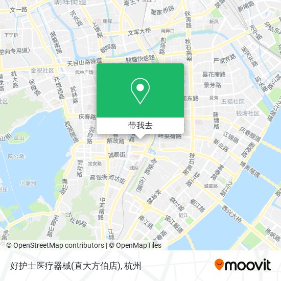 好护士医疗器械(直大方伯店)地图