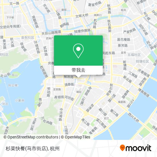 杉菜快餐(马市街店)地图