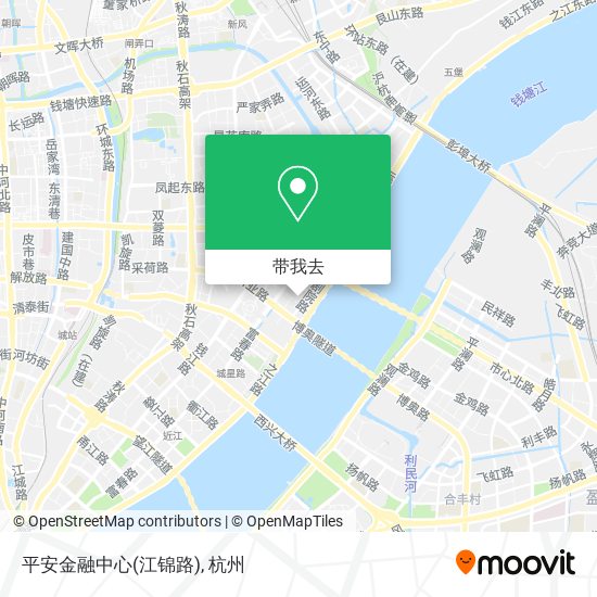平安金融中心(江锦路)地图