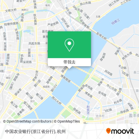 中国农业银行(浙江省分行)地图