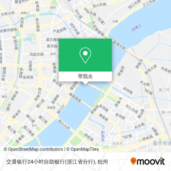 交通银行24小时自助银行(浙江省分行)地图