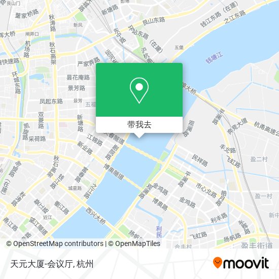 天元大厦-会议厅地图