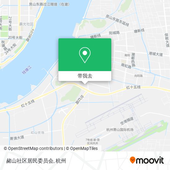 赭山社区居民委员会地图