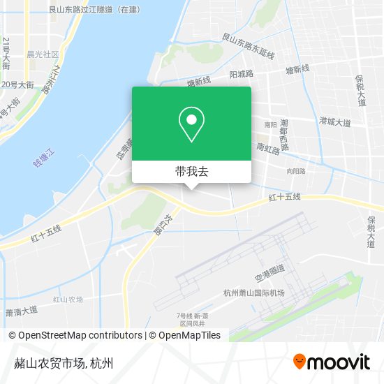 赭山农贸市场地图