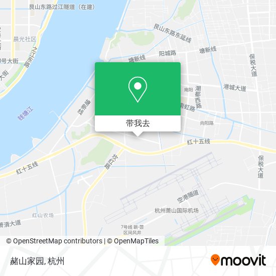 赭山家园地图