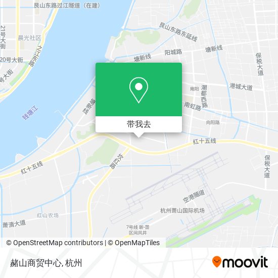 赭山商贸中心地图