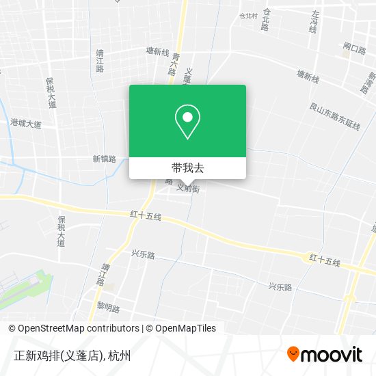 正新鸡排(义蓬店)地图