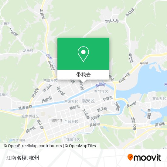江南名楼地图