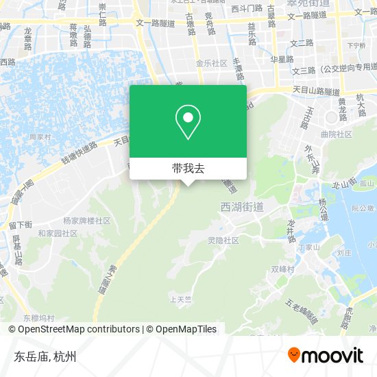 东岳庙地图