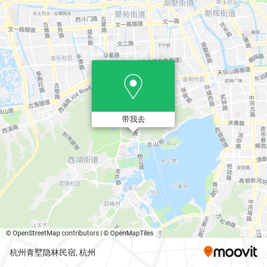 杭州青墅隐林民宿地图