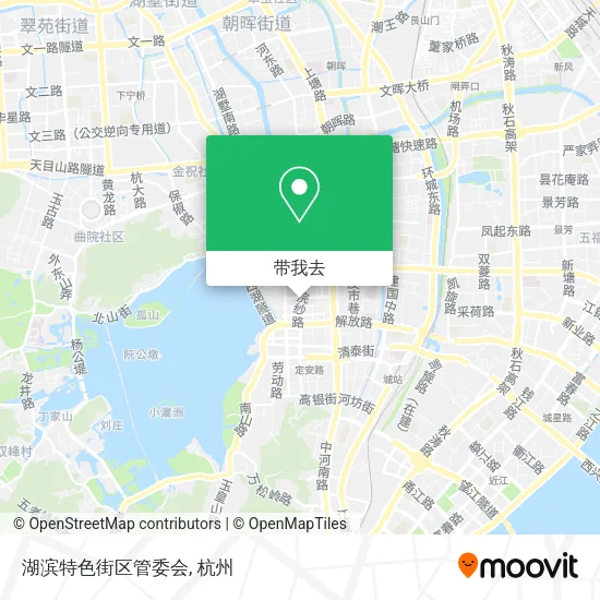 湖滨特色街区管委会地图