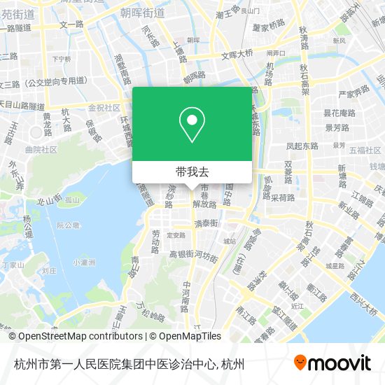 杭州市第一人民医院集团中医诊治中心地图