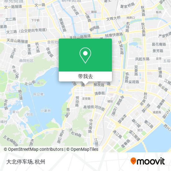 大北停车场地图