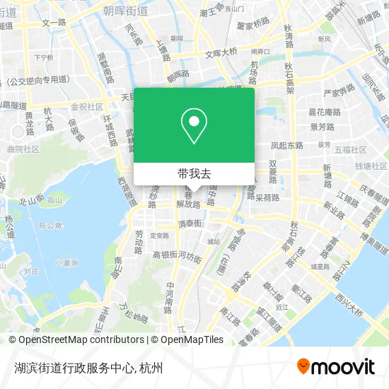 湖滨街道行政服务中心地图