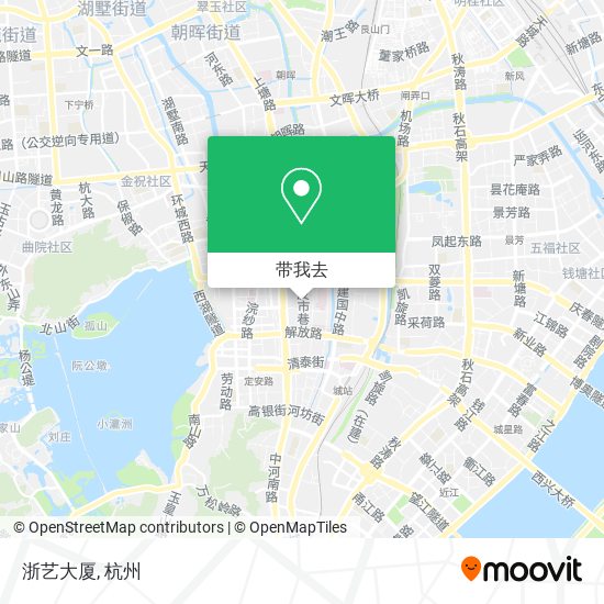 浙艺大厦地图