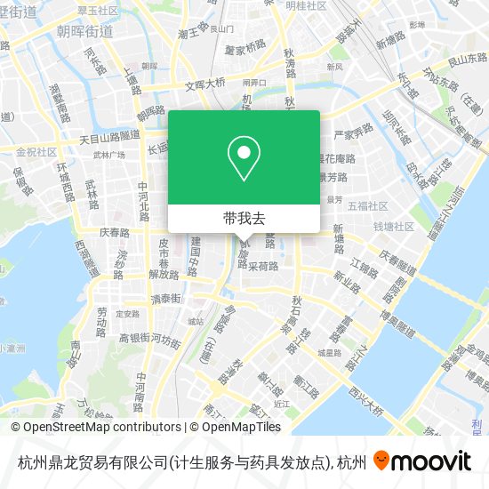 杭州鼎龙贸易有限公司(计生服务与药具发放点)地图