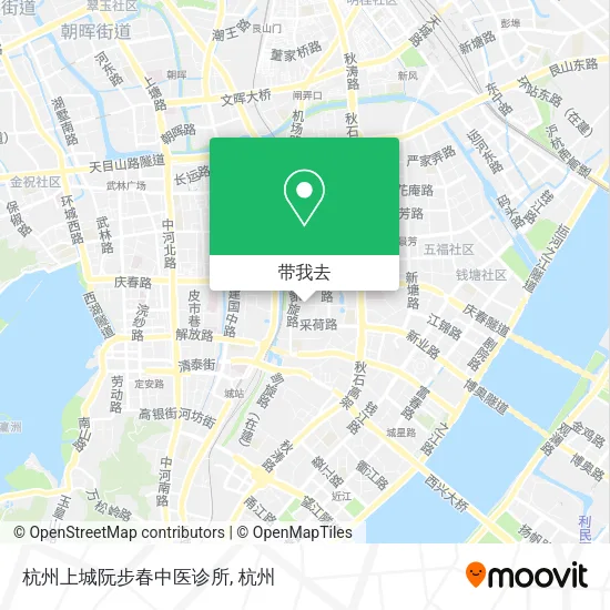 杭州上城阮步春中医诊所地图