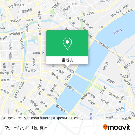 钱江三苑小区-1幢地图
