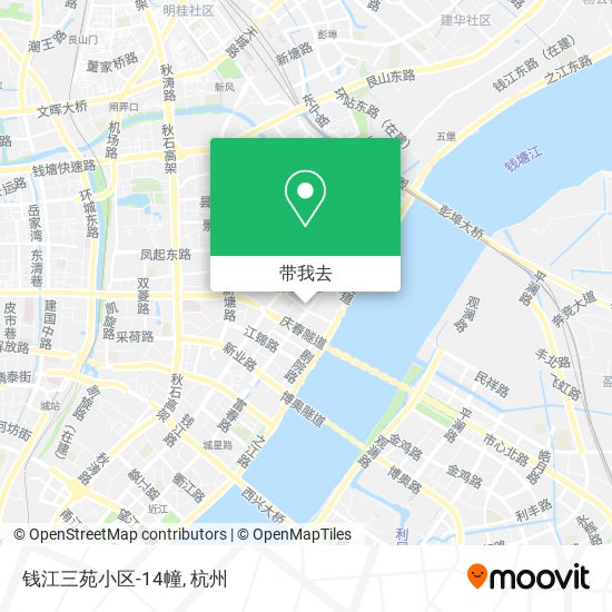 钱江三苑小区-14幢地图