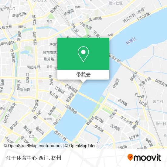 江干体育中心-西门地图
