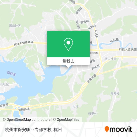 杭州市保安职业专修学校地图