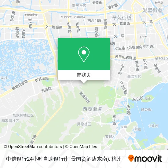中信银行24小时自助银行(恒景国贸酒店东南)地图