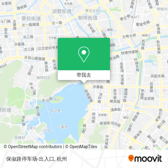 保俶路停车场-出入口地图