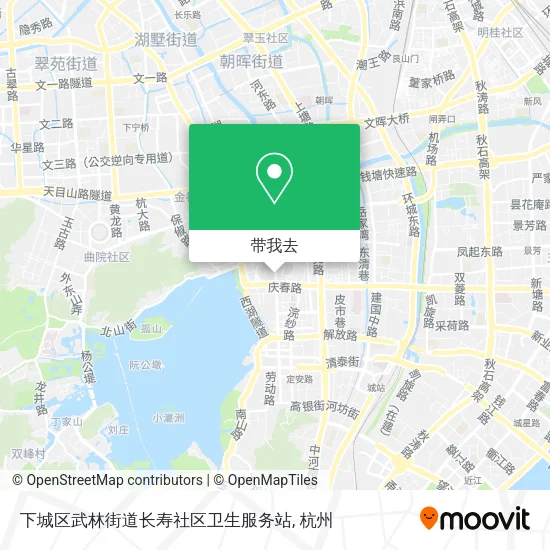 下城区武林街道长寿社区卫生服务站地图