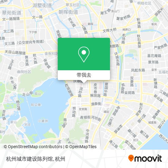杭州城市建设陈列馆地图