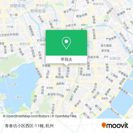 青春坊小区西区-11幢地图