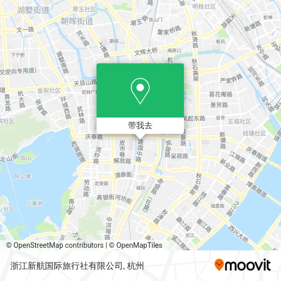 浙江新航国际旅行社有限公司地图