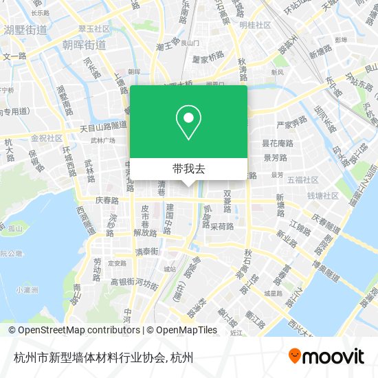 杭州市新型墙体材料行业协会地图
