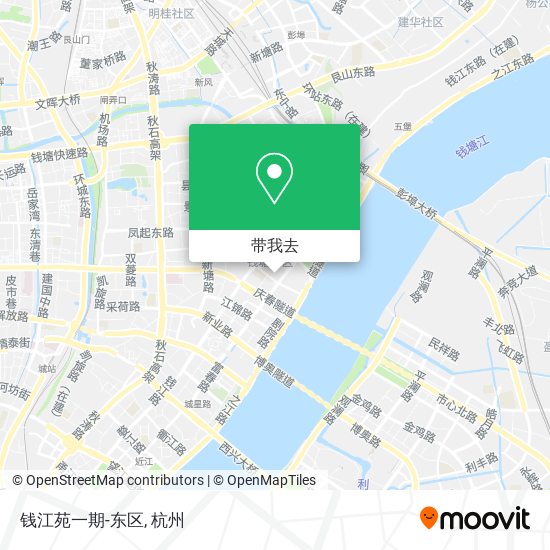 钱江苑一期-东区地图