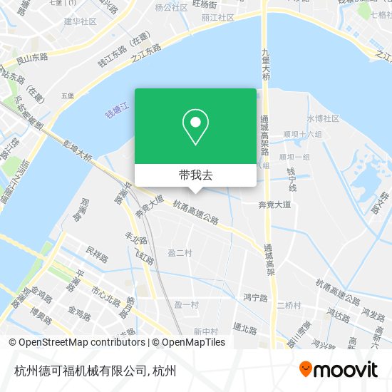 杭州德可福机械有限公司地图