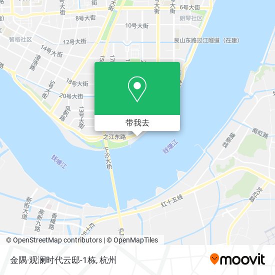 金隅·观澜时代云邸-1栋地图