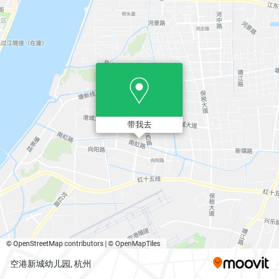 空港新城幼儿园地图