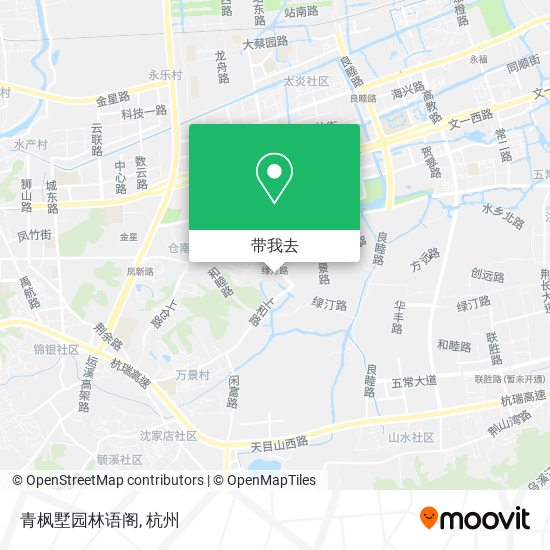 青枫墅园林语阁地图