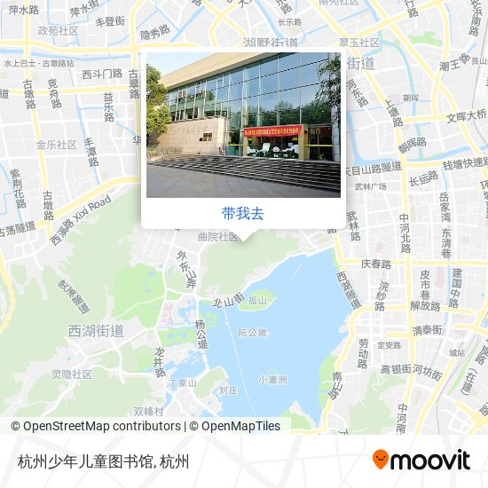 杭州少年儿童图书馆地图