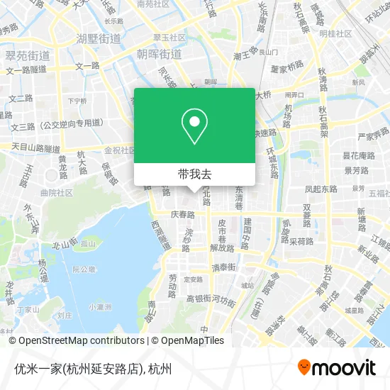 优米一家(杭州延安路店)地图