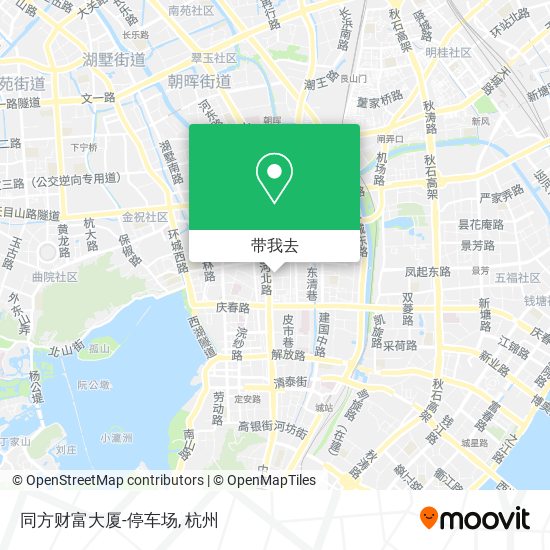 同方财富大厦-停车场地图
