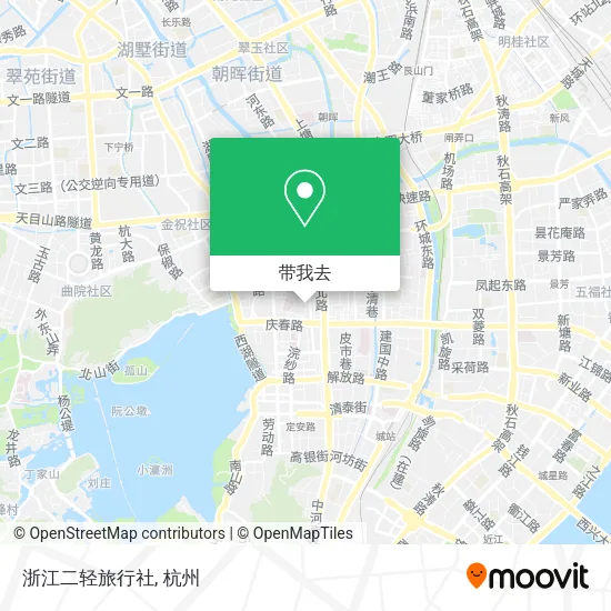 浙江二轻旅行社地图