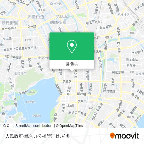 人民政府-综合办公楼管理处地图