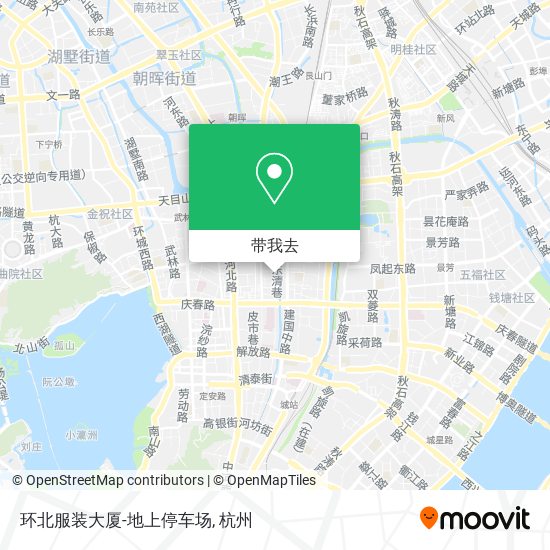 环北服装大厦-地上停车场地图