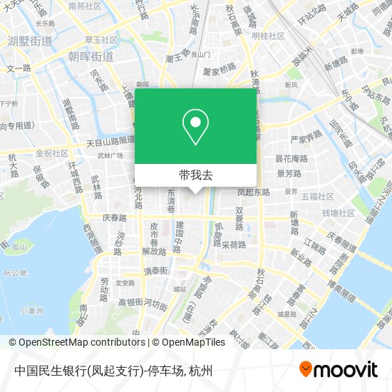 中国民生银行(凤起支行)-停车场地图